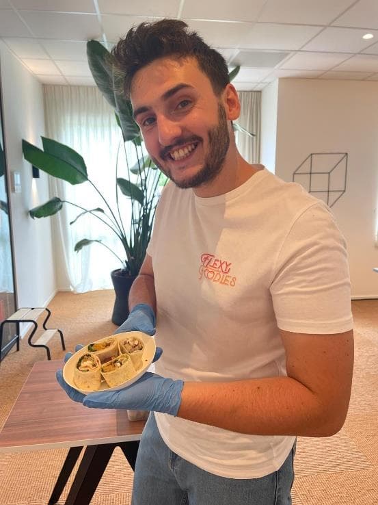 Apéro de faladies avec bouchées de wraps