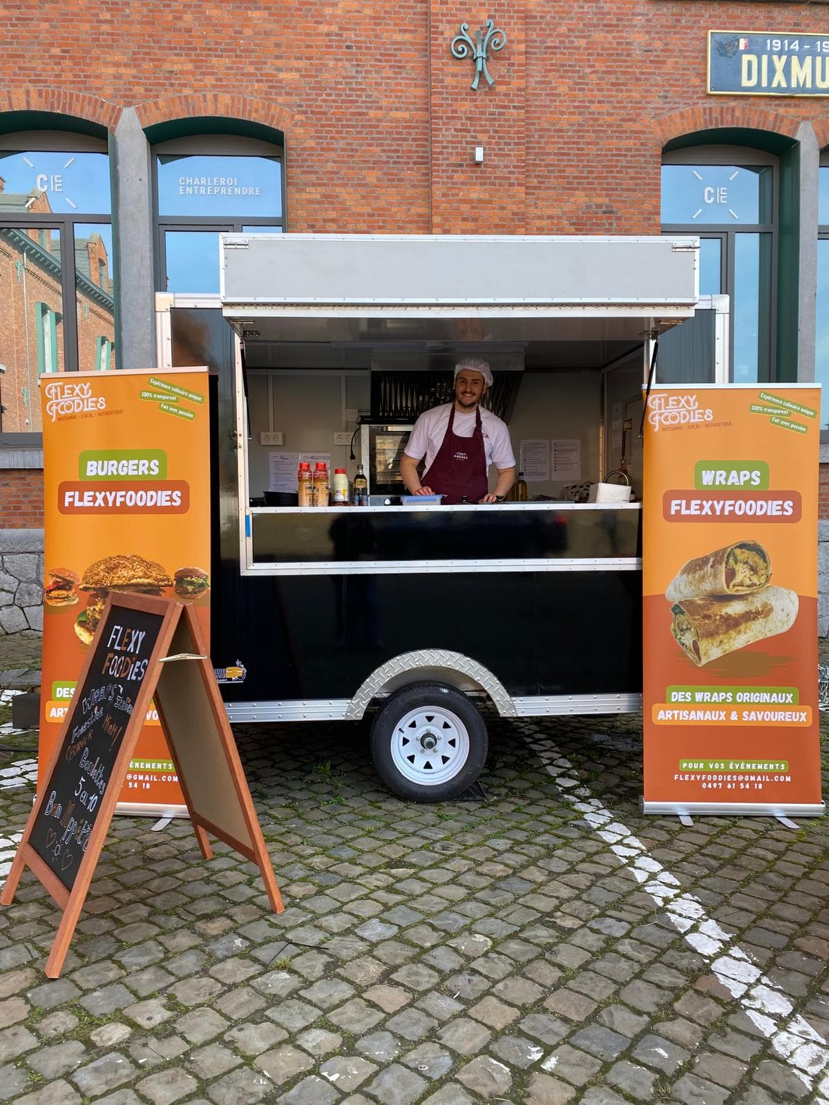 FlexyFoodies en action lors d'un événement