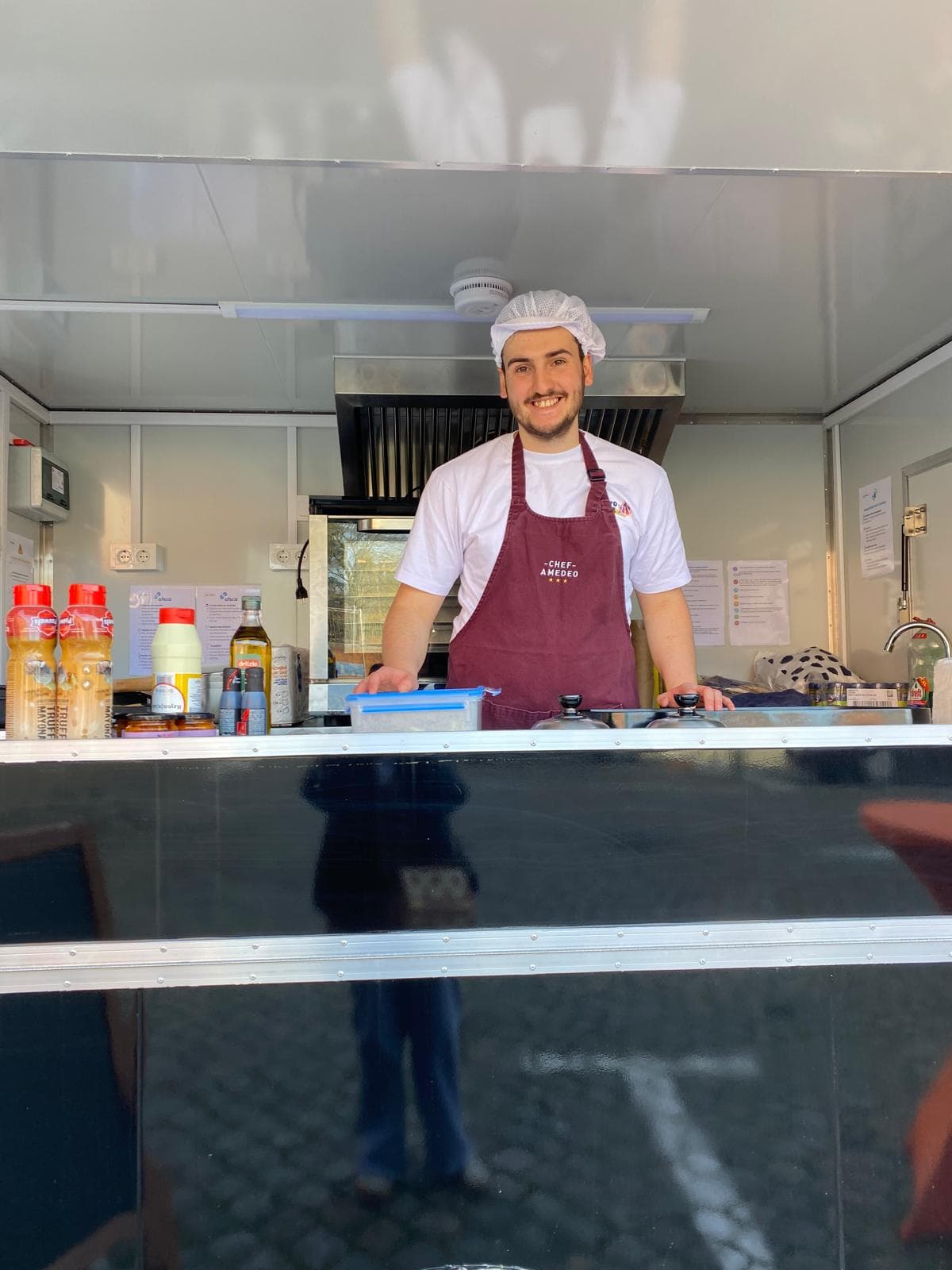 Amedeo dans son foodtruck